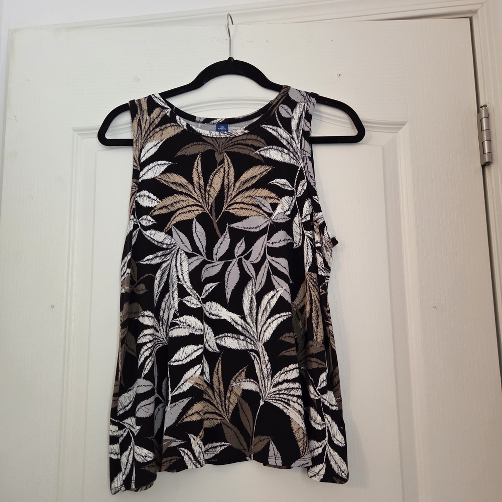 Lot of 3-Old Navy Swing Sleeveless Tank Top Blue and Black